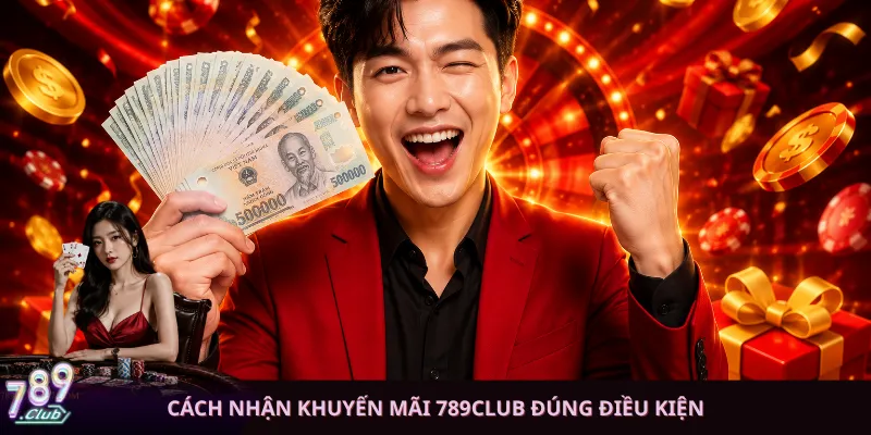 Cách nhận khuyến mãi 789club đúng điều kiện