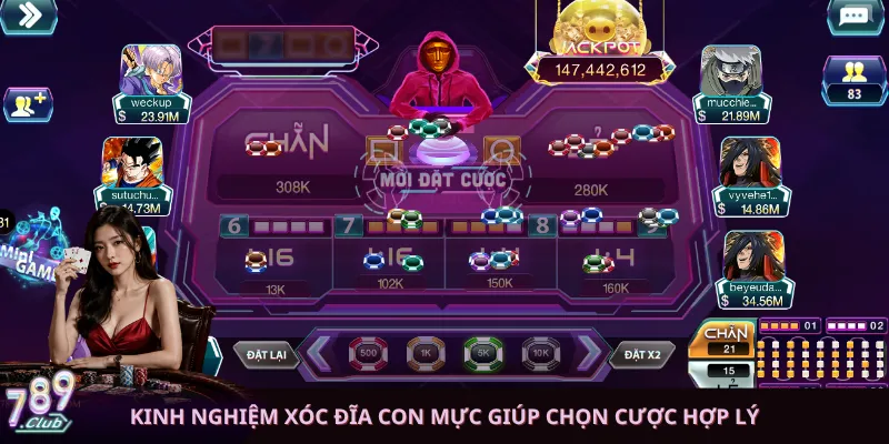Kinh nghiệm Xóc Đĩa Con Mực giúp chọn cược hợp lý