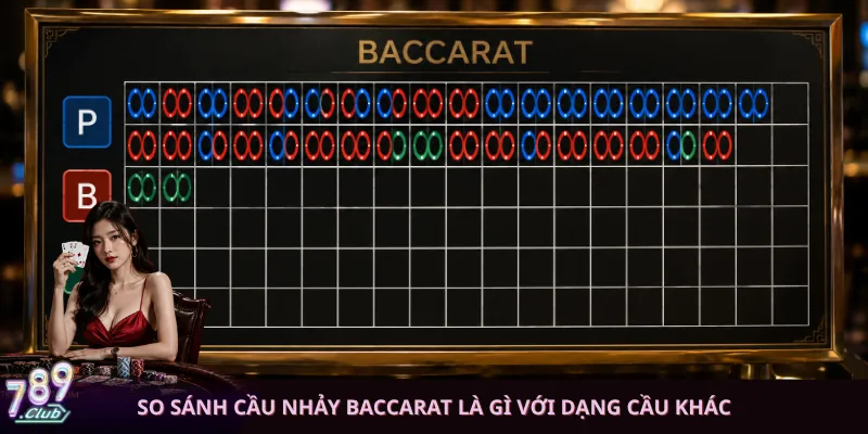 So sánh cầu nhảy Baccarat là gì với dạng cầu khác